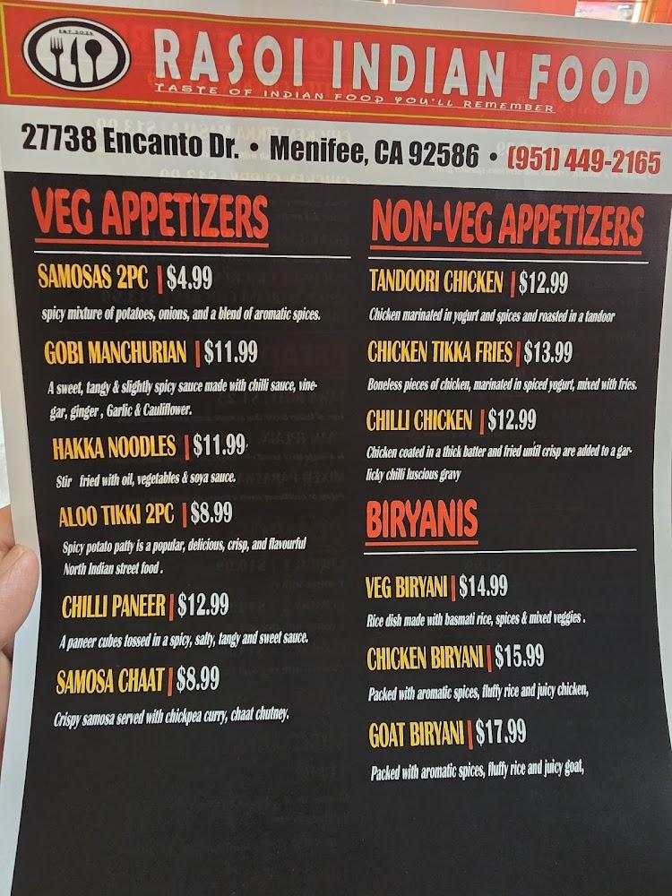 Rasoi Indian Food Roohafza